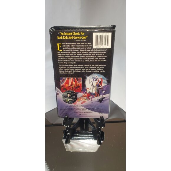 Tim Burton's The Nightmare Before Christmas VHS Tape Clamshell Case - Picture 2 of 3